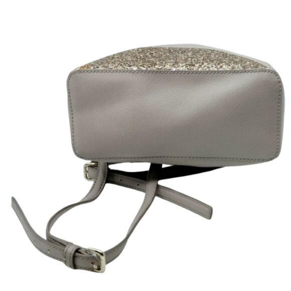 KATE SPADE~Sammi Greta Court Glitter Backpack~GRAY BAG - Picture 5 of 6
